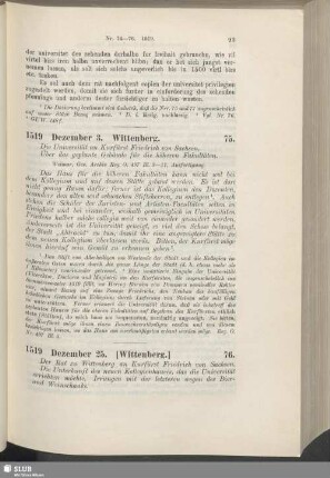 76. 1519, Dezember 25. [Wittenberg]
