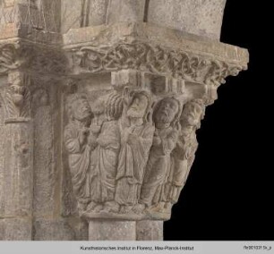 Kapitell mit Himmelfahrt Christi: Apostel - E15PP27