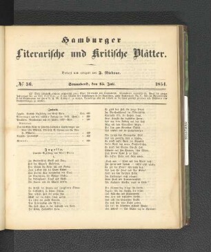 No. 56. 15. Juli 1854