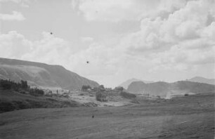 Hochebene von Dessie : Blick auf eine bergige Landschaft