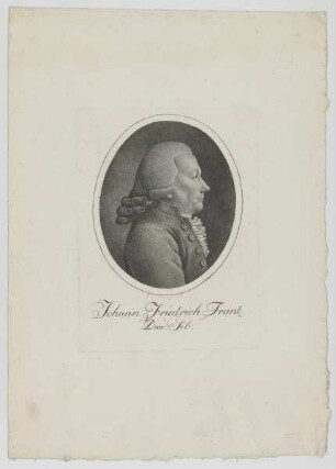 Bildnis des Johann Friedrich Frank
