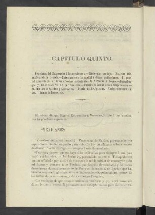 Capitulo Quinto