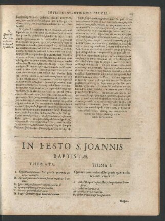 In Festo S. Joannis Baptistae.