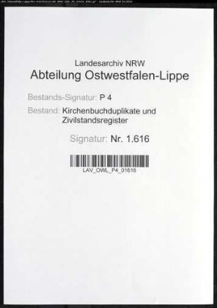 Kirchenbuchduplikat der katholischen Gemeinde Bökenförde (GHT 1848). (Gemeinde: Bökenförde, katholische Gemeinde)
