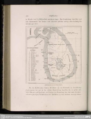 Kaffehdistricte auf der Insel Ceylon