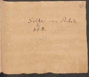 Suiten; cemb; a-Moll; BWV 807