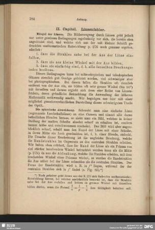 Die sphärische Abweichung