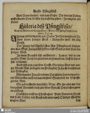 Als nun erfüllet war die Zeit