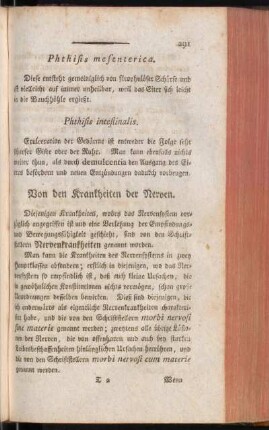 Von den Krankheiten der Nerven