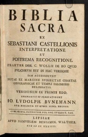 1-284, Biblia Sacra