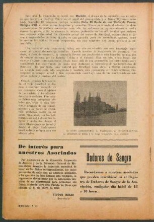 De interés para nuestros ascociados