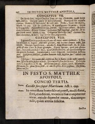 136-141, Concio Tertia
