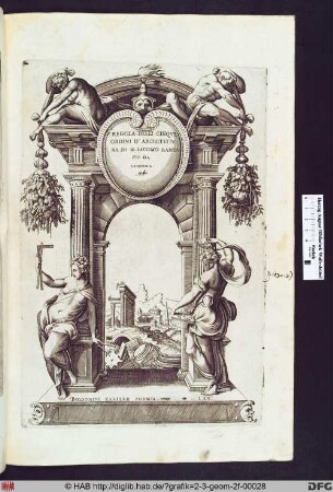 Regola delli cinque ordini d'architettura di M. Iacomo Barozzio da Vignola.