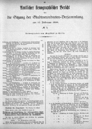 No 5, 10. Februar 1898
