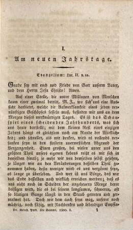 Predigten, 11. Predigten im Jahre 1800 bei dem Churfürstlichen Sächsischen evangelischen Hofgottesdienste zu Dresden gehalten