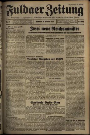Ausgabe vom Mittwoch, den 03. Februar 1937.