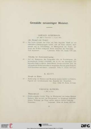 Gemälde neuzeitiger Meister (Nr.65-143a)