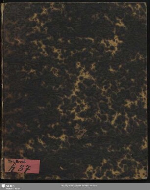 4,88: Briefe Hirt an Böttiger - Mscr.Dresd.h.37,4o,Bd.88