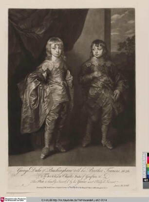 George Duke of Buckingham with his Brother Francis