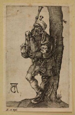 Der Dudelsackpfeifer