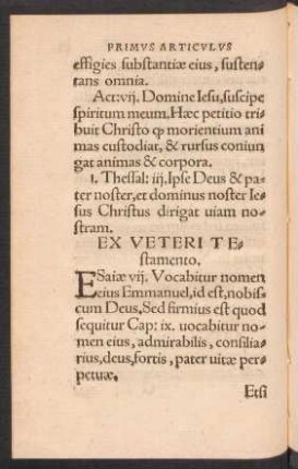 Ex Veteri Testamento.