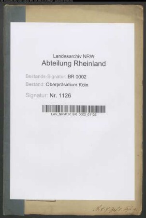 Instruktion für die Personal-Steuer, (gedruckt).