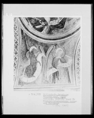 Evangelistensymbole von Lukas und Matthäus