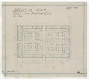 Belegungspläne Schöneberg (Originale) Südwestkirchhof Stahnsdorf - Feld 8 Wahl - und Gartenstellen