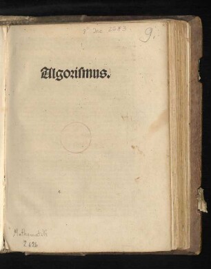 Algorismus