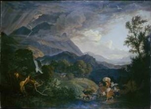 Gewitter am Monte Scalambra bei Olevano im Sabinergebirge
