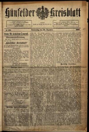 Ausgabe vom Donnerstag, den 30. Dezember 1897.