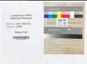 Entnazifizierung Karl Banas, geb. 19.05.1897 (Kaufm.Angest.)