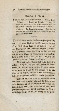 Sechster Abschnitt. Abreise von Pegu. - ...