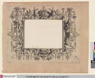 [Ornamentrahmen; Ornamental Frame]