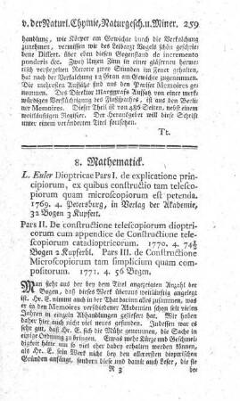 8. Mathematick.