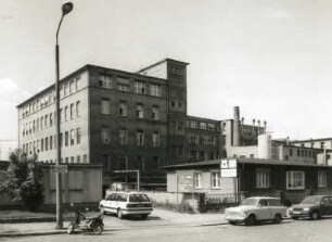 Dresden-Südvorstadt, Zwickauer Straße 58/52. Fabrikgebäude (um 1928)