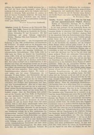 44-45 [Rezension] Schaffer, Reinhold, Andreas Stoß, Sohn des Veit Stoß, und seine gegenreformatorische Tätigkeit