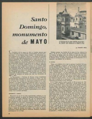 Santo Domingo, monumento de mayo