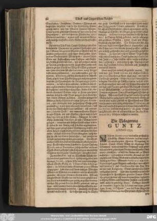 Die Belagerung Guntz. Anno 1532.