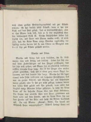 Martha und Trina.