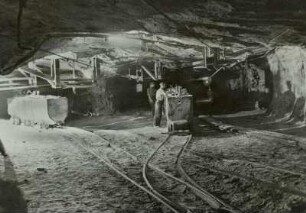 Sondershausen/Thür., Kalibergbergwerk , Seilbahngleisdreieck