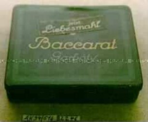 Blechdose für 20 Stück CIGARETTEN GARBATY "jetzt: Liebesmahl Baccarat"