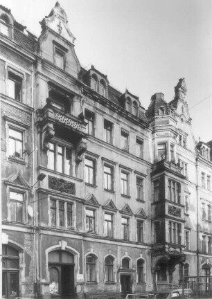 Dresden-Neustadt, Martin-Luther-Platz 11. Wohnhaus (um 1895). Straßenansicht