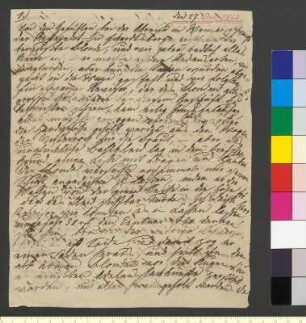 Brief von Goethe, Ottilie von an Goethe, Johann Wolfgang von