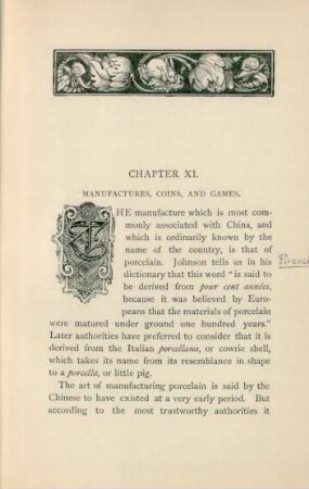 Chapter XI. Manufactures, coins, and games