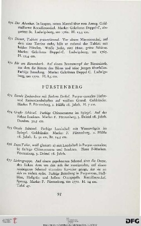 Fürstenberg (Nr. 673-680)