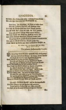 35-40, Es ist genug, mein Gott, mein Gott, es ...