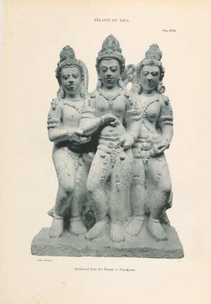 Plate XVIII. Island of Java. Plastercast from the Temple at Prambanan