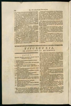 554-573, Titulus XII. De Sponsalibus Et Matrimonio.