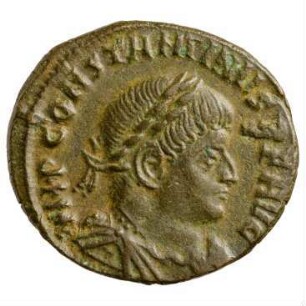 Münze, Follis, Aes 3, 314 - 315 n. Chr.